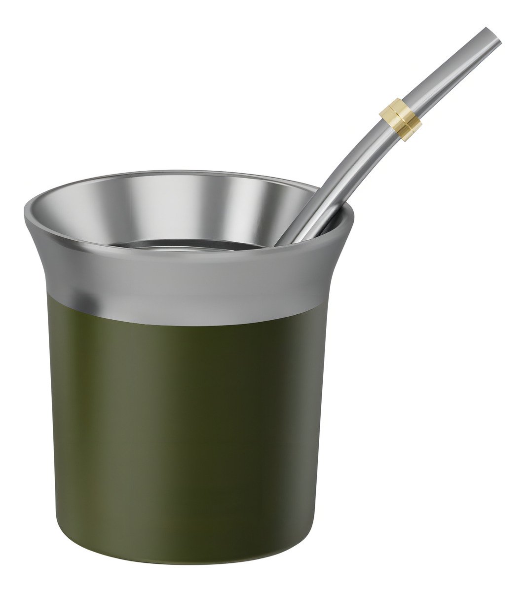 Termo Eléctrico T-mate 1 Litro Tapa Mate Y Bombilla Color Verde Kanjihome - Imagen 4