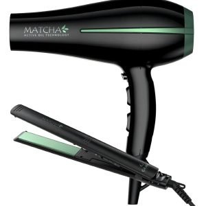 Secador De Pelo Elegance + Planchita Bora Ga.ma Matcha Pack