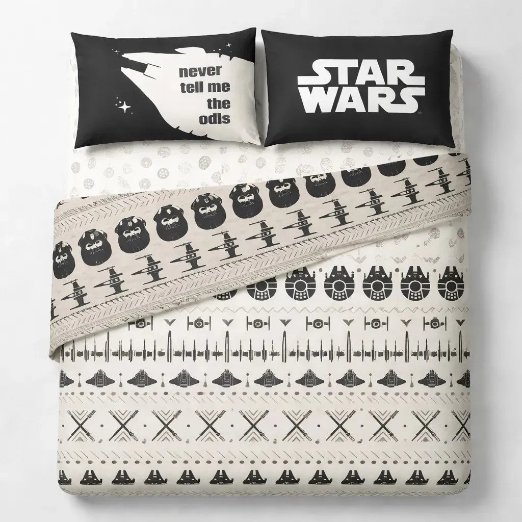 Juego De Sábanas Queen Star Wars -piñata Beige Star Wars