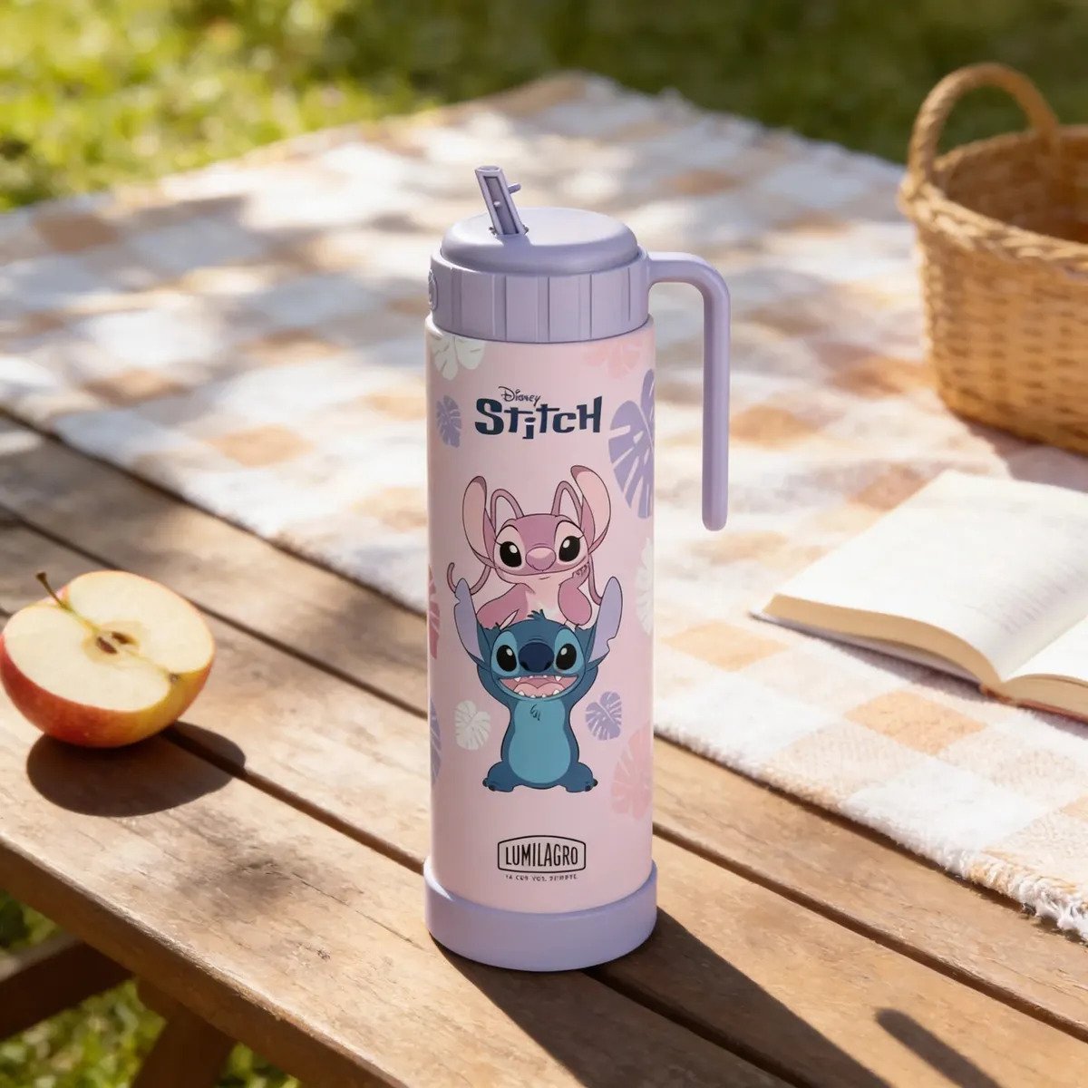 Termo Lumilagro Acero Luminox Pampa Disney 1l Stitch - Imagen 4