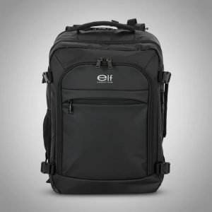 Mochila Elf Viajera 38 Llts 48 X 33 X 24 Cm Engomada Negro Lisa