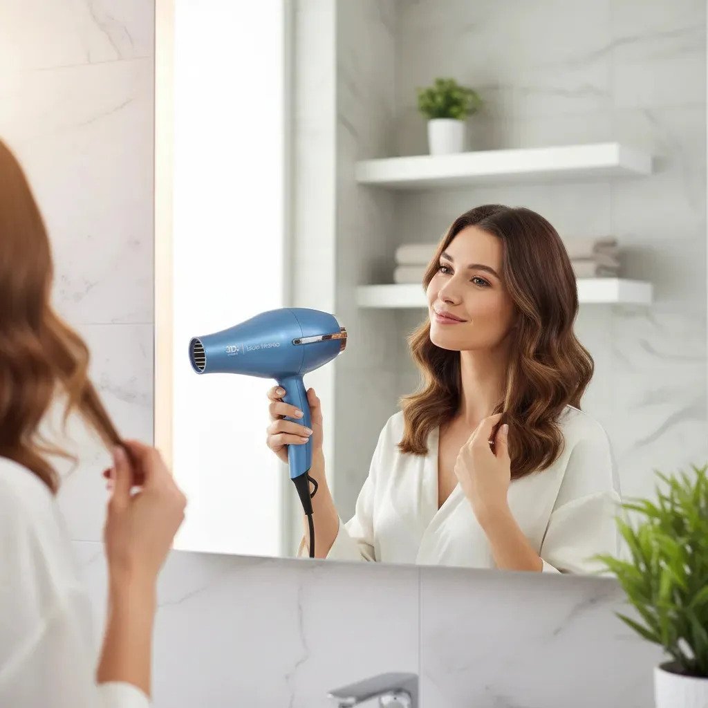 Secador Gama Blue Titanio 3d Therapy 2300w Anti-frizz Azul - Imagen 11