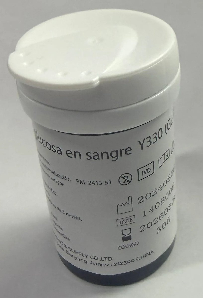 Tiras Reactivas Glucometro Maverik Glucosa Anmat X50unidades Negro - Imagen 3
