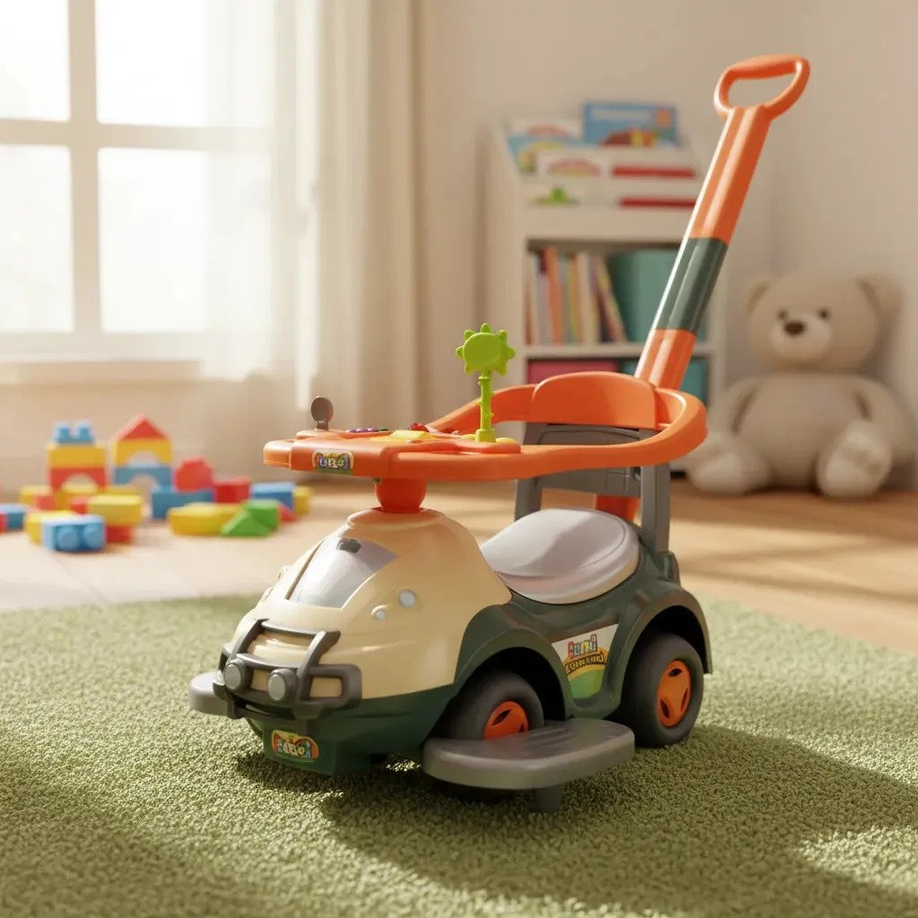 Andador Rondi Aventura 2 En 1 Para Bebés Y Niños Naranja