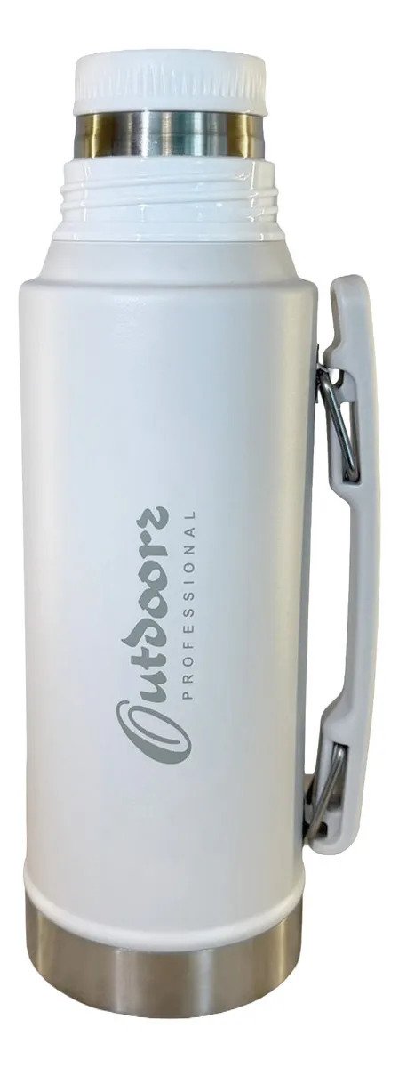 Termo 1l Acero Inoxidable Outdoors Professional Color Blanco - Imagen 8