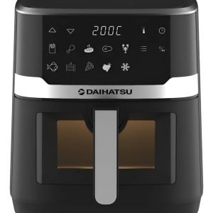 Freidora De Aire Digital 1700w 6.5l Daihatsu 10 Funciones Color Negro