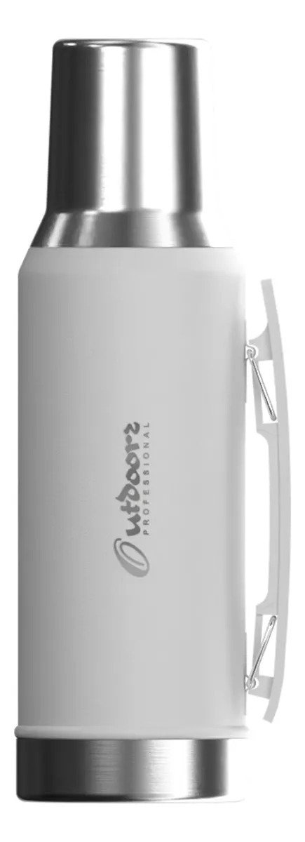 Termo 1l Acero Inoxidable Outdoors Professional Color Blanco - Imagen 7