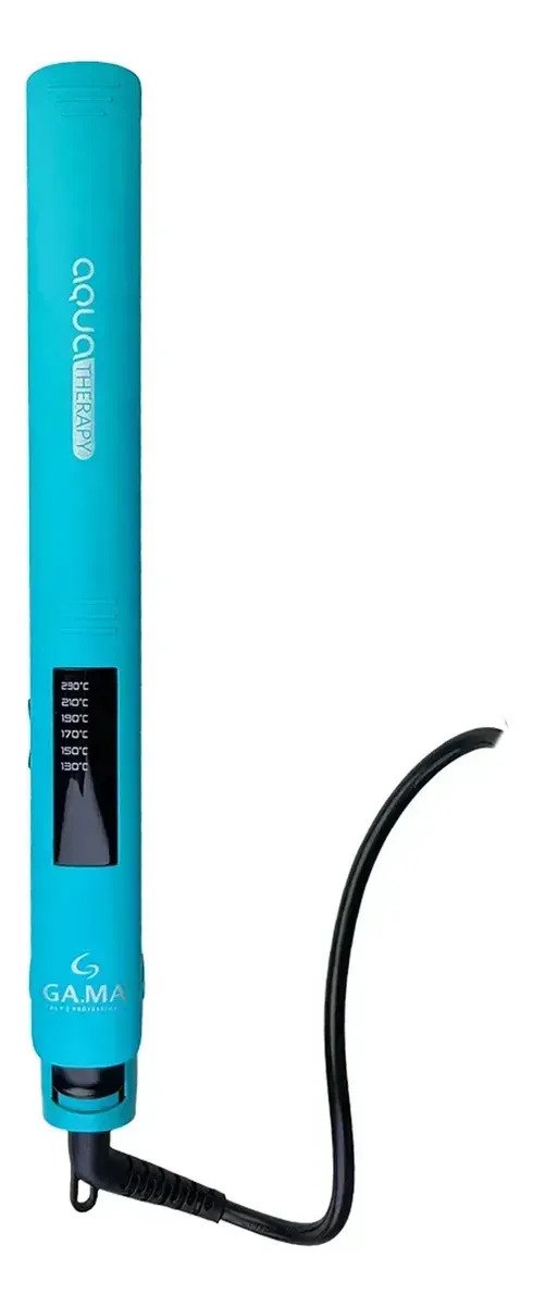 Alisadora Gama Elegance Led Aqua Therapy Control Temperatura Color Verde Turquesa - Imagen 12