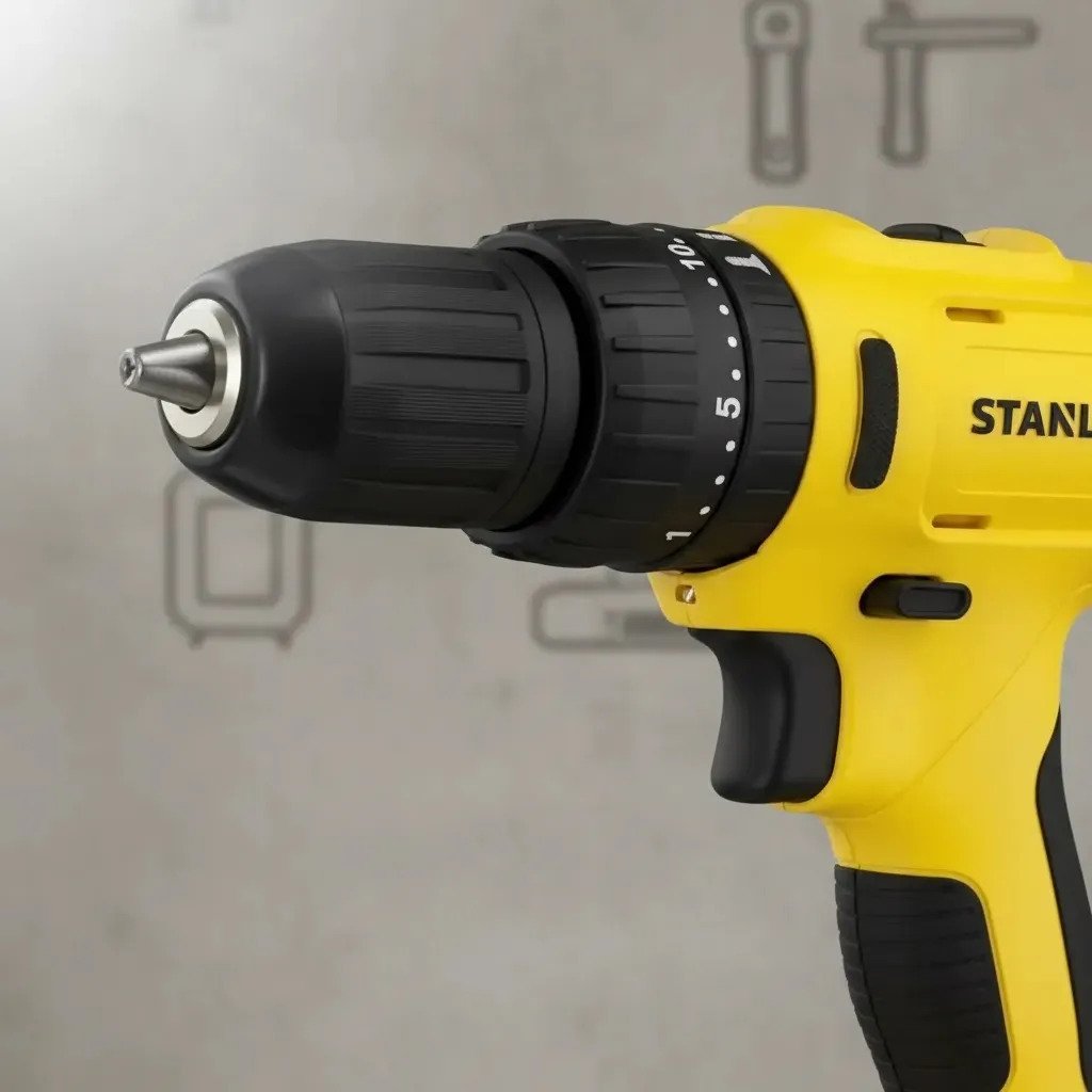 Taladro Percutor Atornillador Inalámbrico De 10mm Stanley Sch12s2ka 50hz Amarillo 50 Hz - Imagen 5