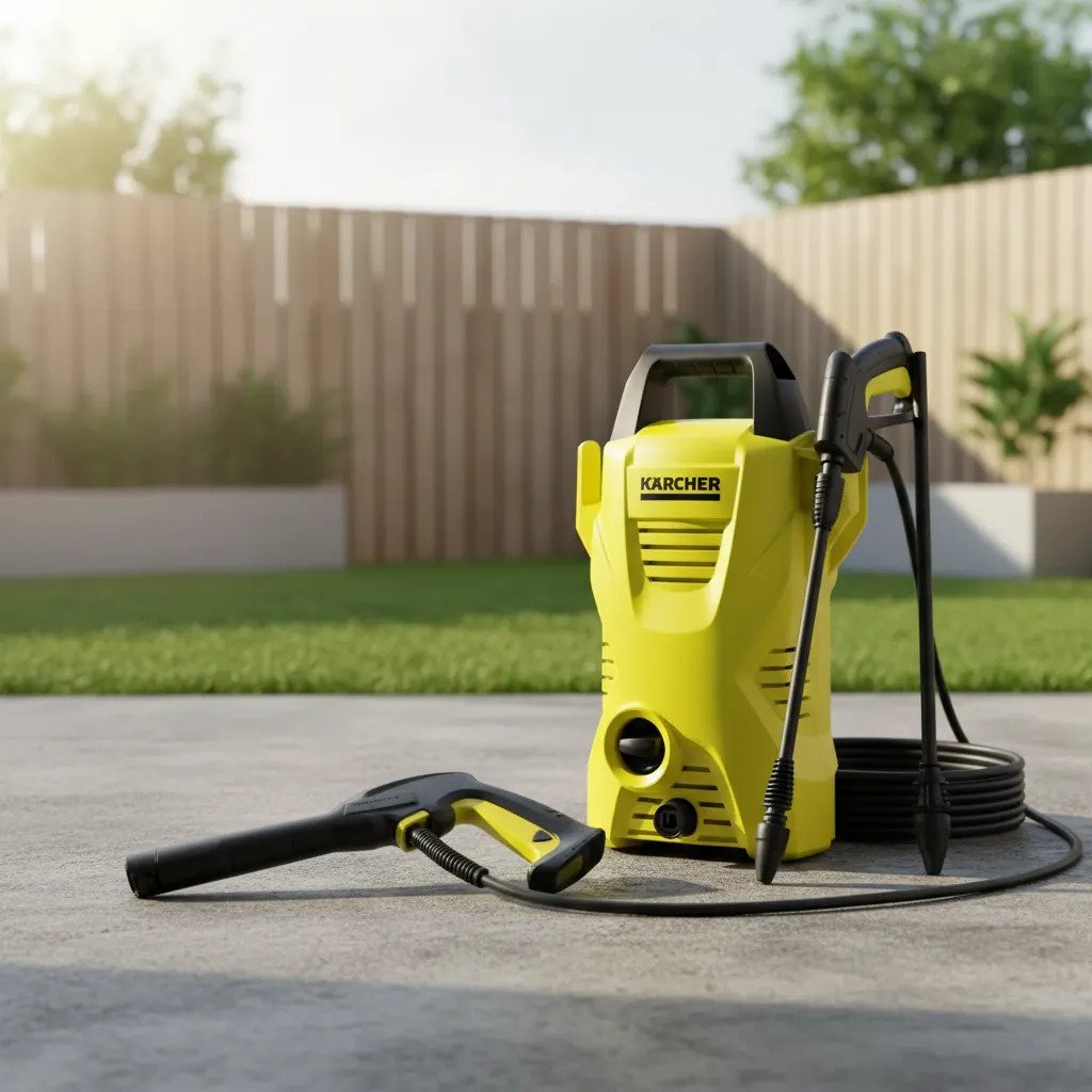 Hidrolavadora 110 Bar Karcher K2 Ar Amarillo 50 - Imagen 2