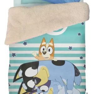 Frazada Piñata Corderito 1 1/2 Plaza 150x220cm Bluey 1.5 Kg Turquesa
