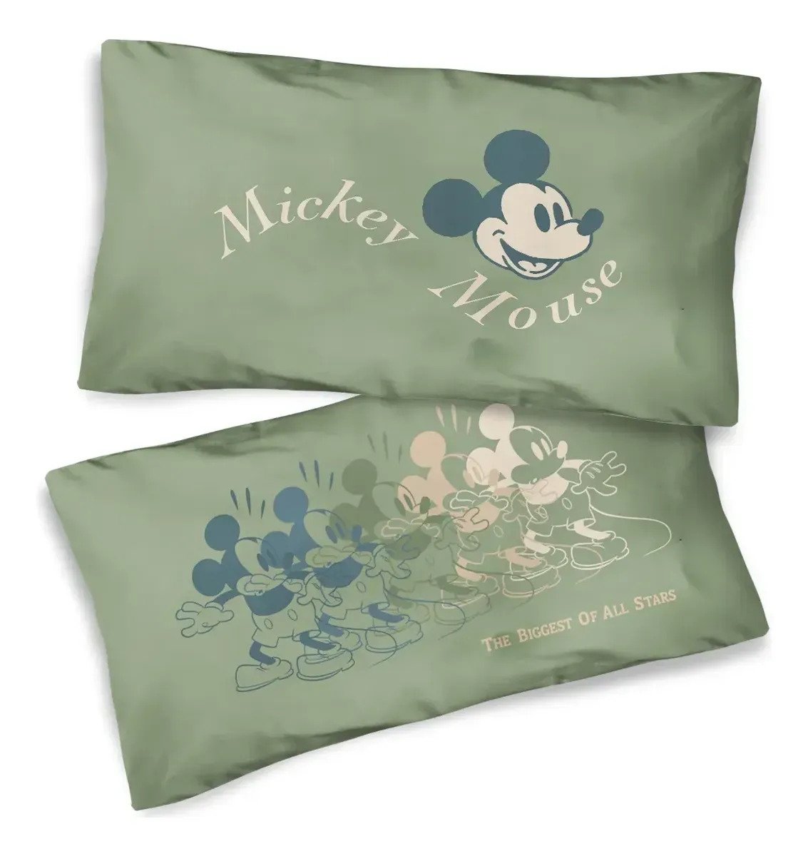 Juego De Sabanas Piñata 2 Plazas Mickey Geometrics Verde Lima Mickey Mouse Geometric Verde Lima Geométrico - Imagen 4