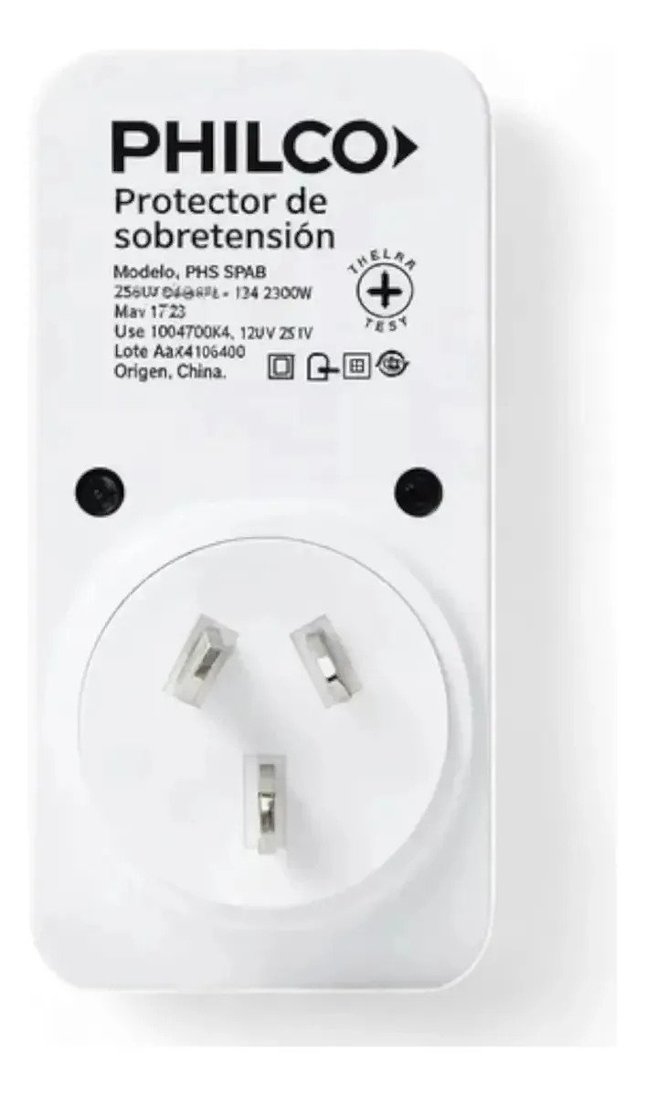 Protector Y Estabilizador De Tensión Digital Philco 10a Blanco - Imagen 2
