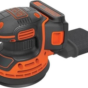 Lijadora Inalambrica Black+decker Roto Orbital Con Batería Color Negro