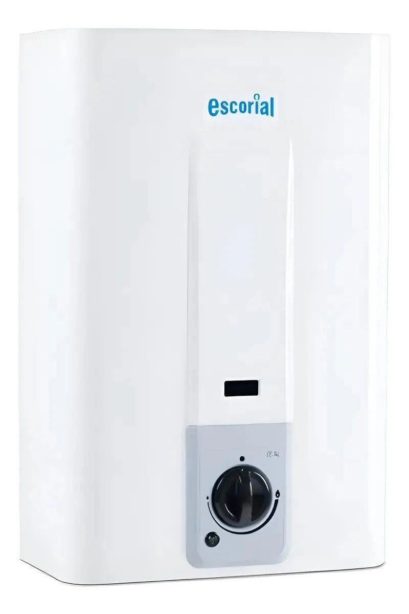 Calefón A Gas Escorial Gas Envasado Sin Llama Ce-14l Blanco Tipo De Gas Glp