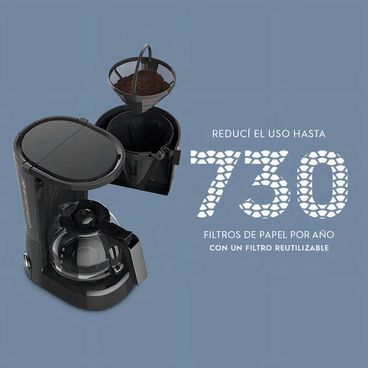 Cafetera Electrica Electrolux Inox Ecm10 600ml Color Plateado - Imagen 7