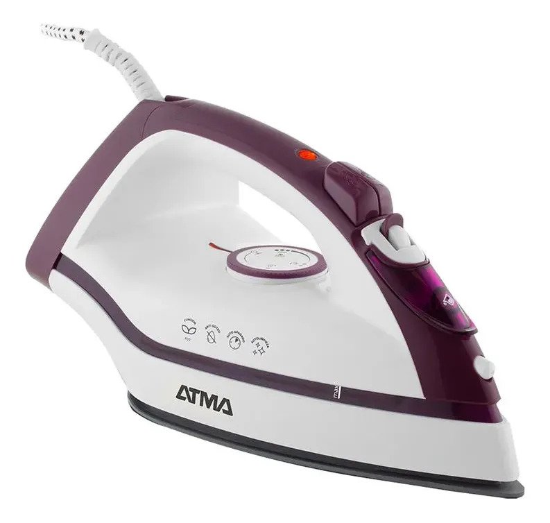 Plancha A Vapor Atma Pav7271pi 2220w Base Cerámica Blanco - Imagen 7