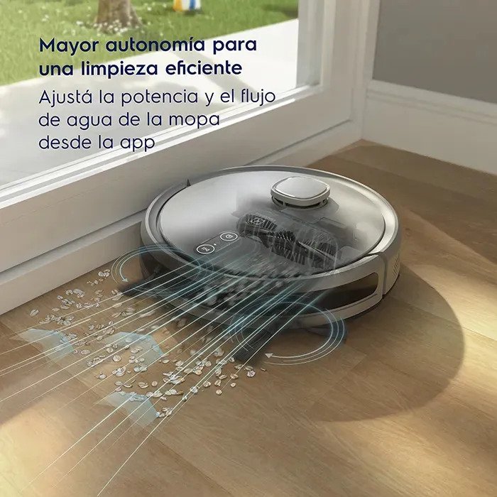 Aspiradora Robot Electrolux 4 En 1 Wi-fi Experience Mapeo Inteligente Blanca, Google Home, Alexa, Filtro Hepa Erb62 Gris - Imagen 9