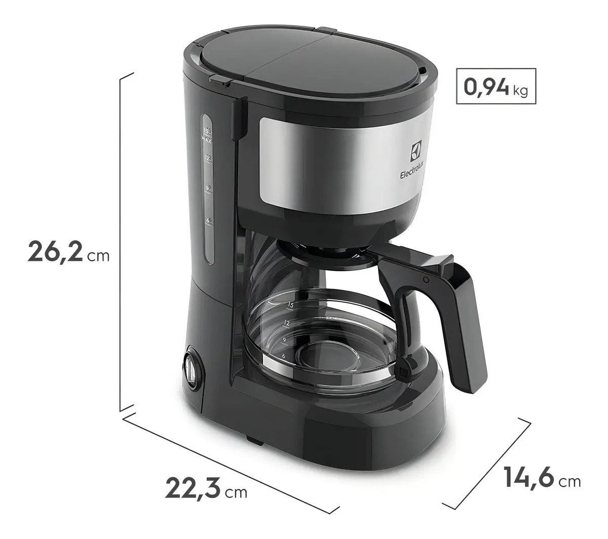 Cafetera Electrica Electrolux Inox Ecm10 600ml Color Plateado - Imagen 5