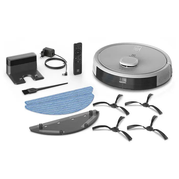 Aspiradora Robot Electrolux 4 En 1 Wi-fi Experience Mapeo Inteligente Blanca, Google Home, Alexa, Filtro Hepa Erb62 Gris - Imagen 7