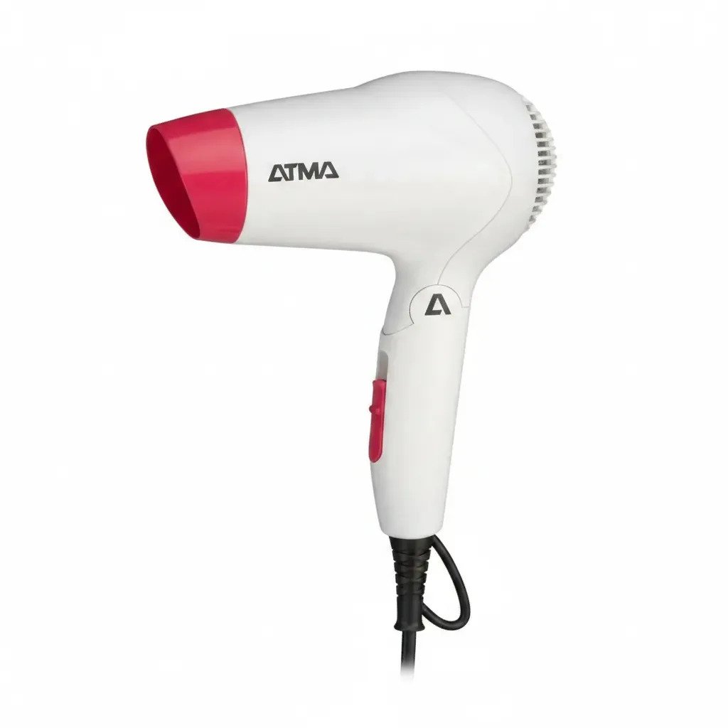 Secador De Pelo Atma 1200 W Shine Travel 2 Velocidades Plegable Blanco - Imagen 7