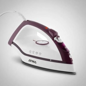 Plancha A Vapor Atma Pav7271pi 2220w Base Cerámica Blanco