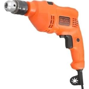 Taladro Percutor Eléctrico 10mm Black+decker Pro Tm500 500w Naranja 50 Hz
