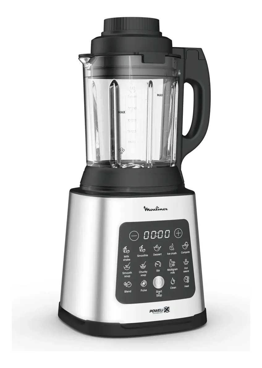 Licuadora Moulinex Perfectmix Cook 1400w 2 L Cristal Inox Plateado