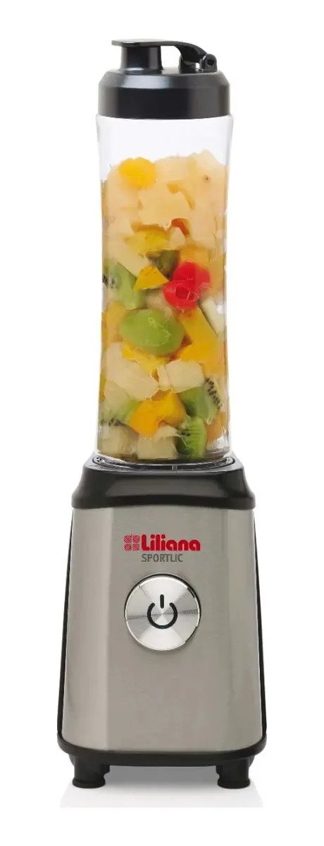 Licuadora Portátil Liliana Sportlic Al116 600 Ml Color Acero Inoxidable