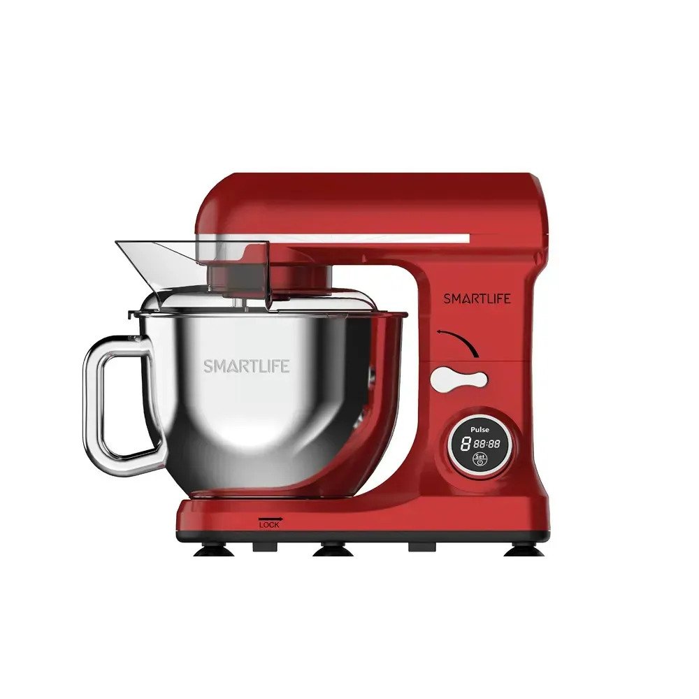 Batidora Planetaria Digital Smartlife De 1100 Watts Sl-sb0037r Rojo 50 Hz/60 Hz - Imagen 3