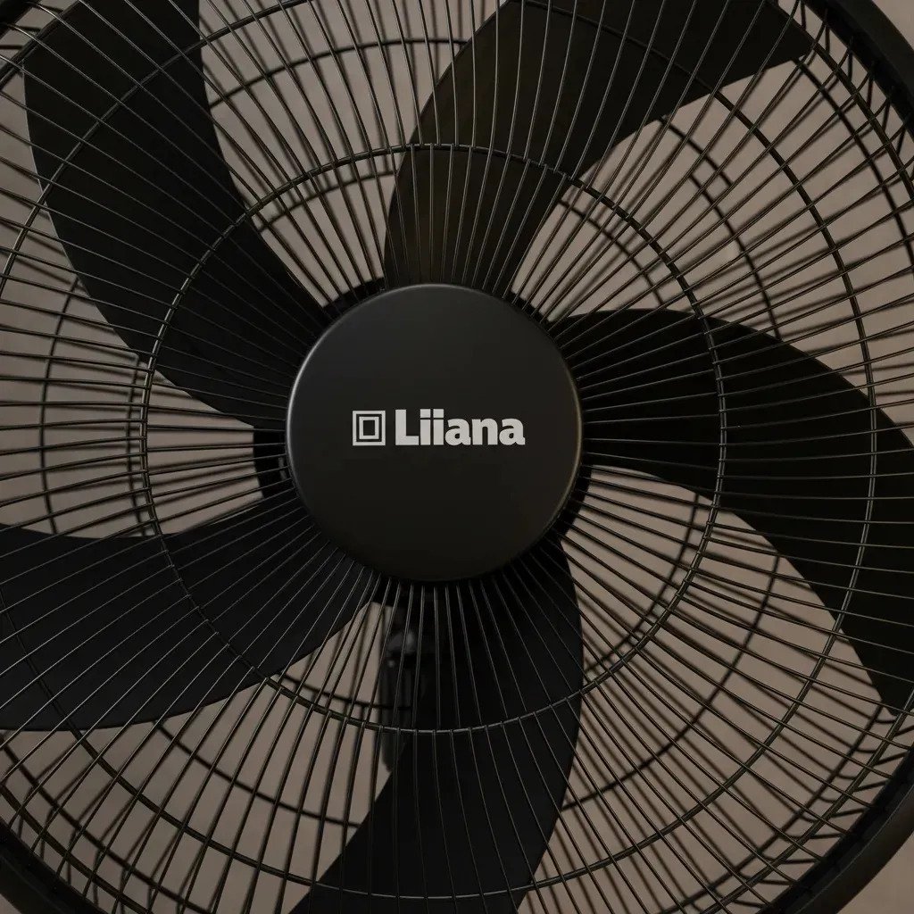 Ventilador De Pie Liliana Vp20p Negro De 20 Con 5 Aspas Y 3 Velocidades 50.8 Cm Plástico - Imagen 4