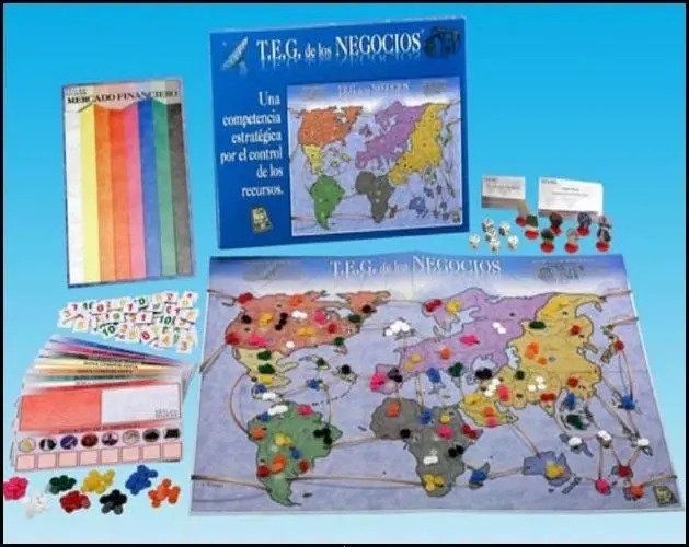 Juego De Mesa T. E. G. De Los Negocios Yetem
