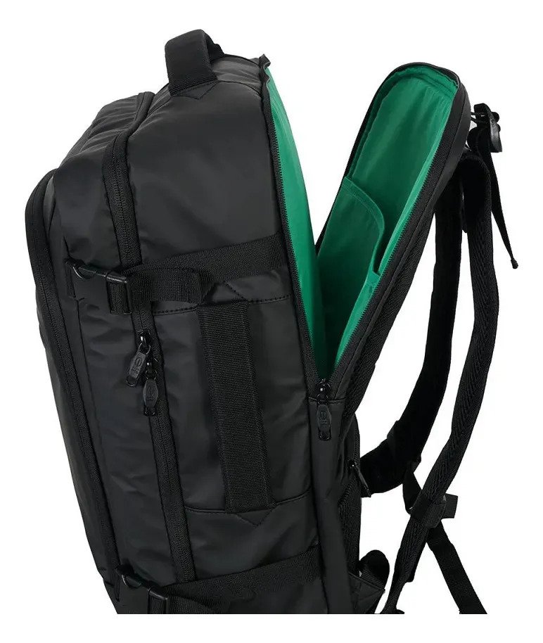 Mochila De Viaje Elf Carry On Antirrobo Para Cabina Negro Engomado - Imagen 7