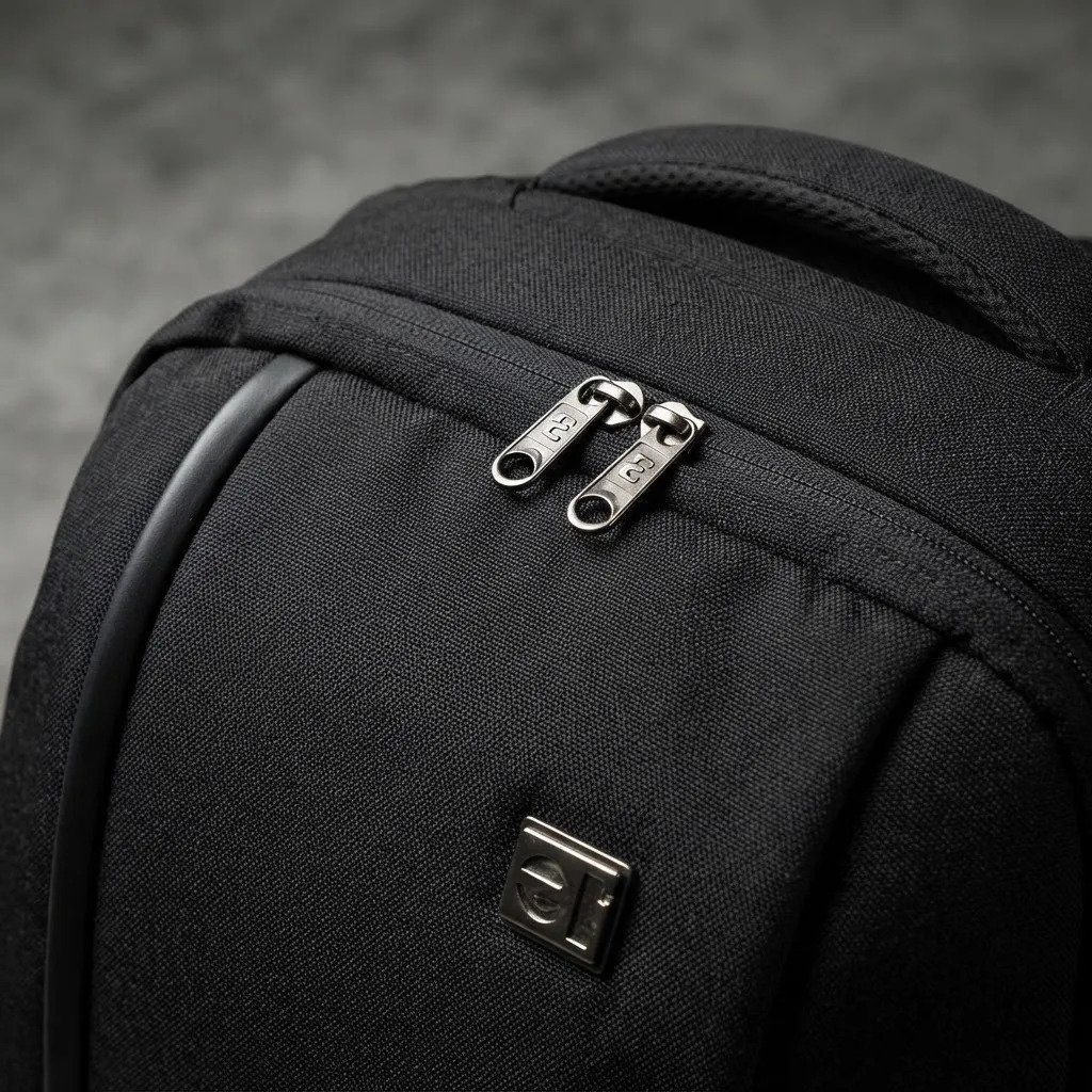 Mochila 24.5 Lts 3711a Negra Elf Negro Liso - Imagen 7