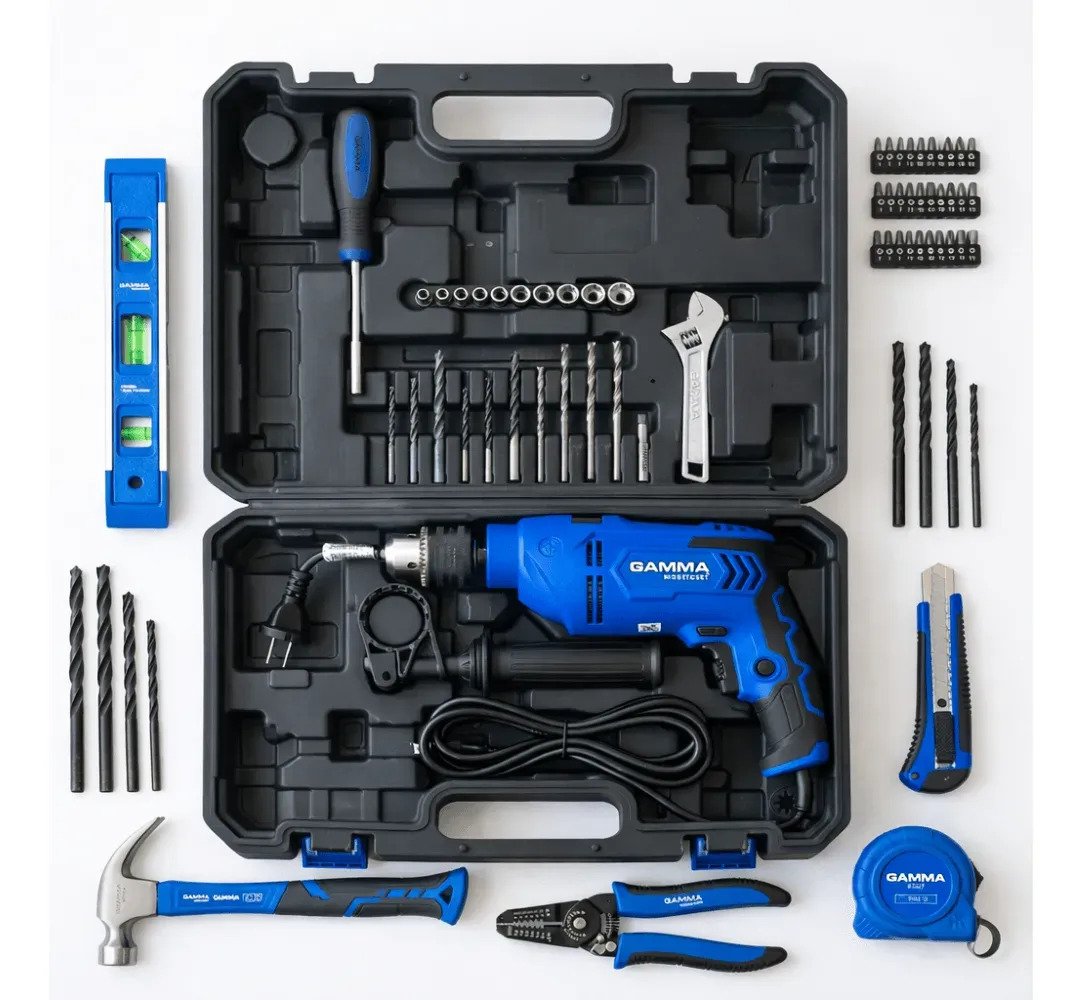 Taladro De Impacto En Kit 13mm - Gamma Select - G1908kar Azul - Imagen 2