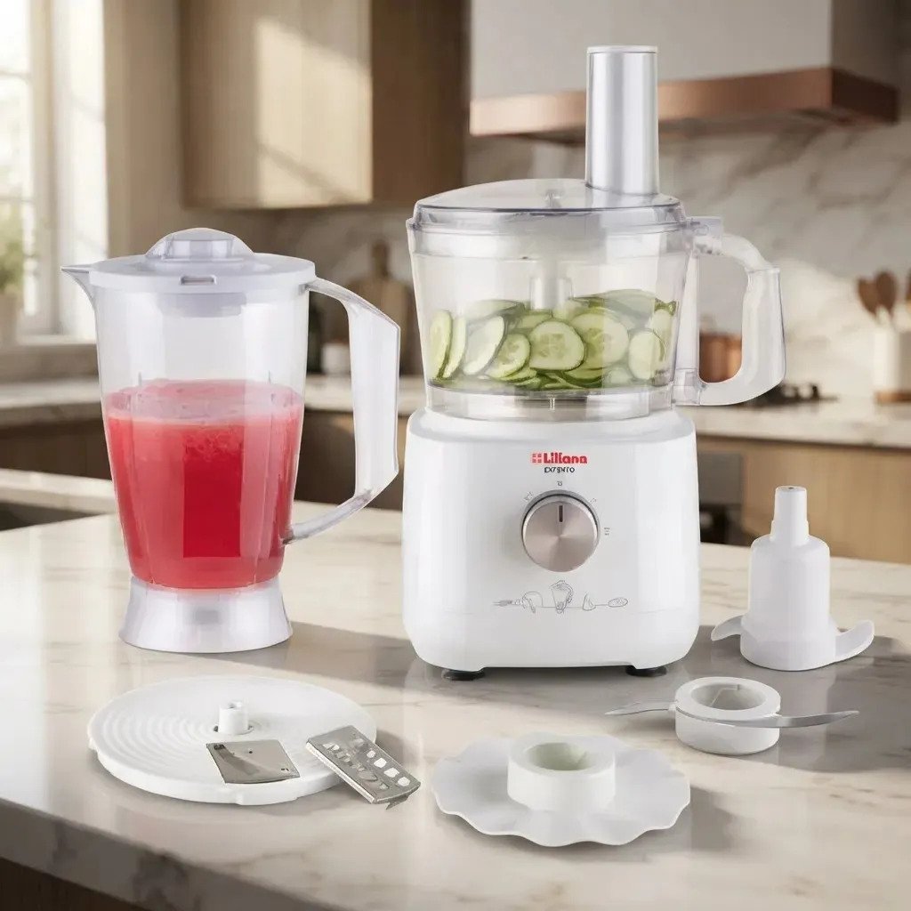 Procesadora Y Licuadora Liliana Experty Para Cocina Con 700w Blanco - Imagen 9