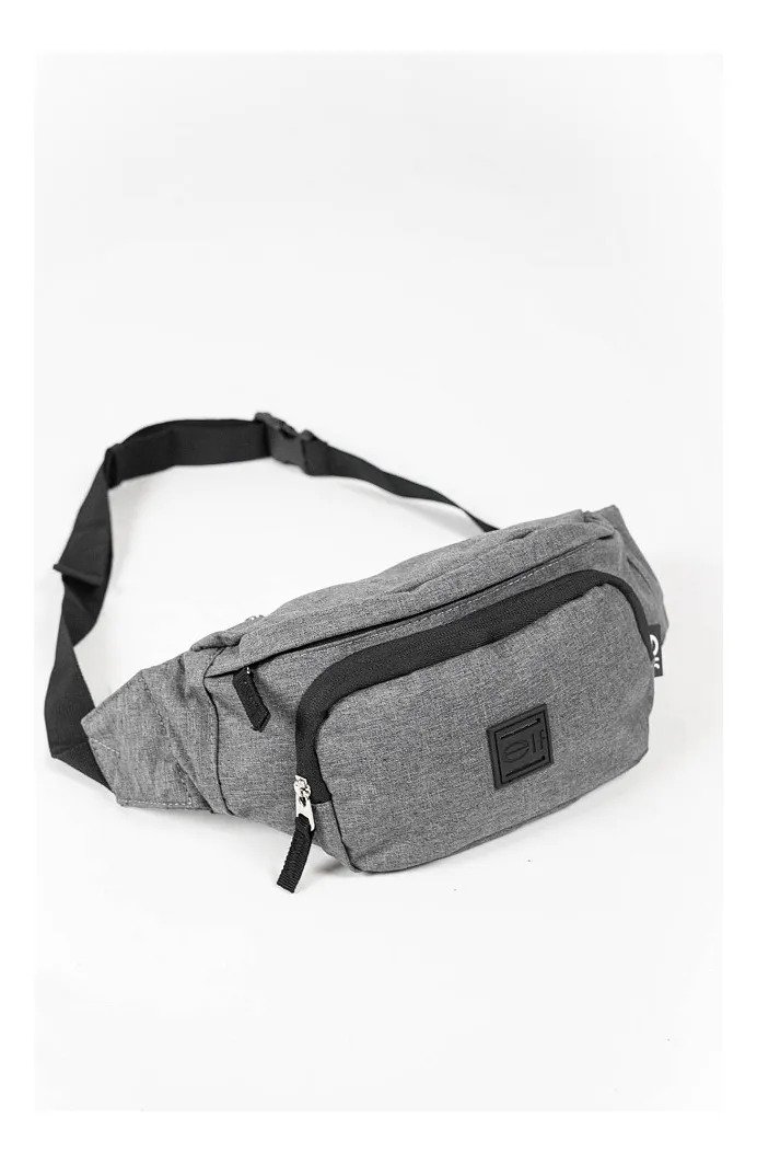 3708b Riñonera Gris Elf Gris Oscuro Lisa