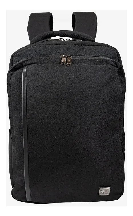 Mochila 24.5 Lts 3711a Negra Elf Negro Liso - Imagen 3
