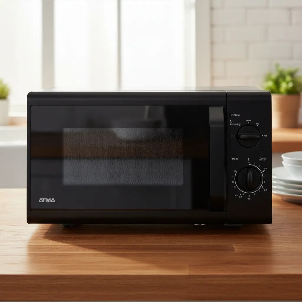 Microondas Rotativo Atma 20lts Matrb20ubn Negro 700w - Imagen 6