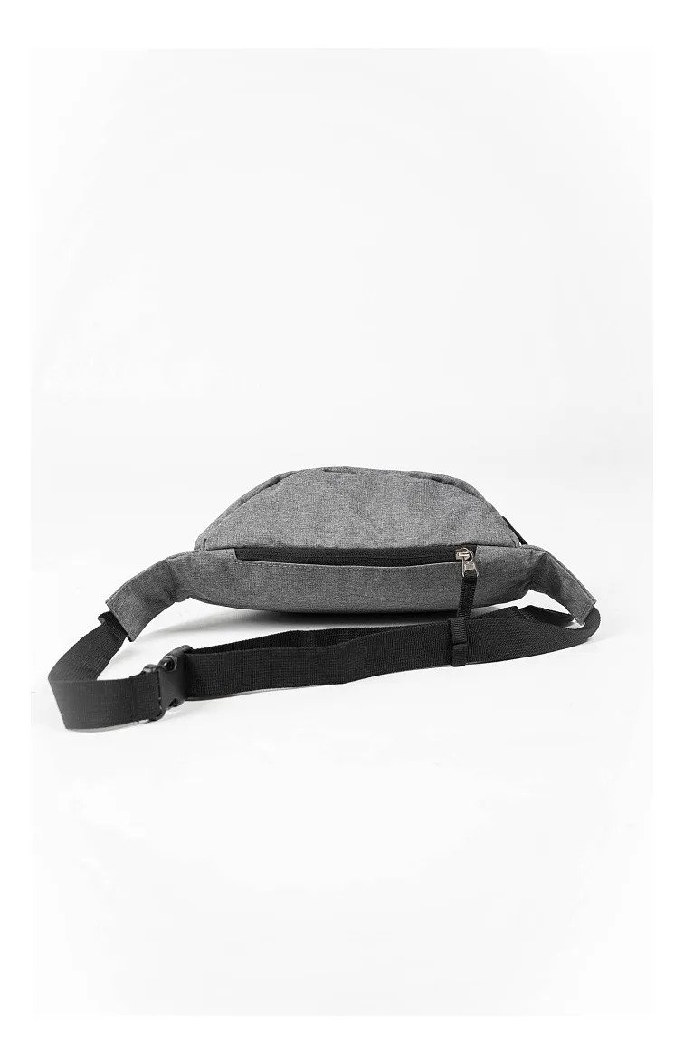 3708b Riñonera Gris Elf Gris Oscuro Lisa - Imagen 3