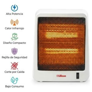 Calefactor Infrarrojo Compacthot Ci070 1000 W Liliana Blanco