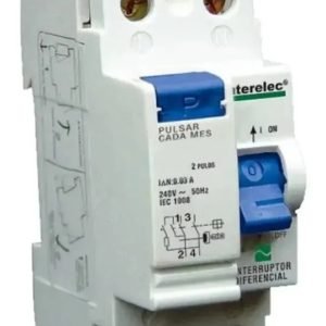 Disyuntor Interruptor Bipolar 25amp Termomagnético Interelec